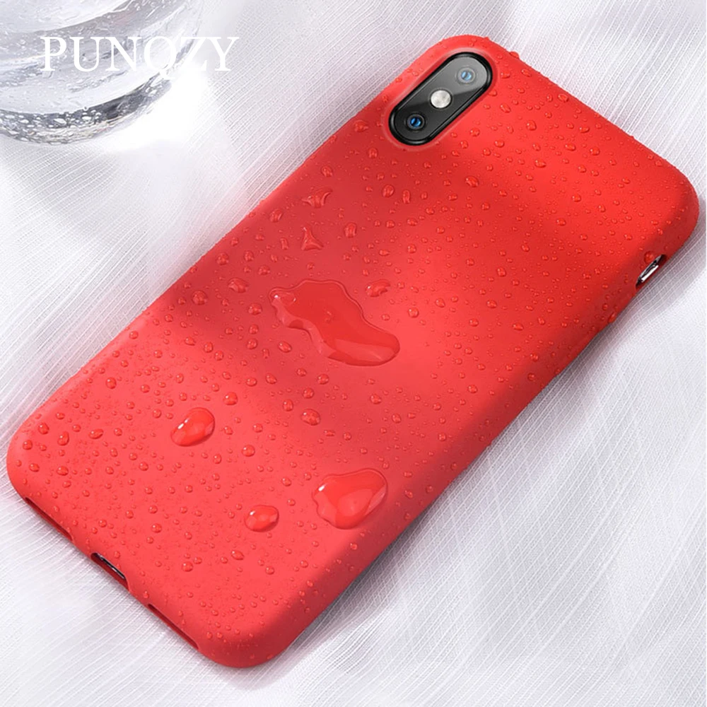 

Official Style Silicone Case For iPhone 7/8 6S Plus 5s / SE / X / XS MAX / XR Cute Sweet Candy Color Simple Fashion Phone Shell