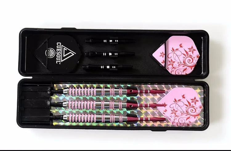 Dardos профессиональные дартс 17 г 15 см мягкие Дартс электронные дартс с мягким наконечником с алюминиевым легированным валом розового цвета