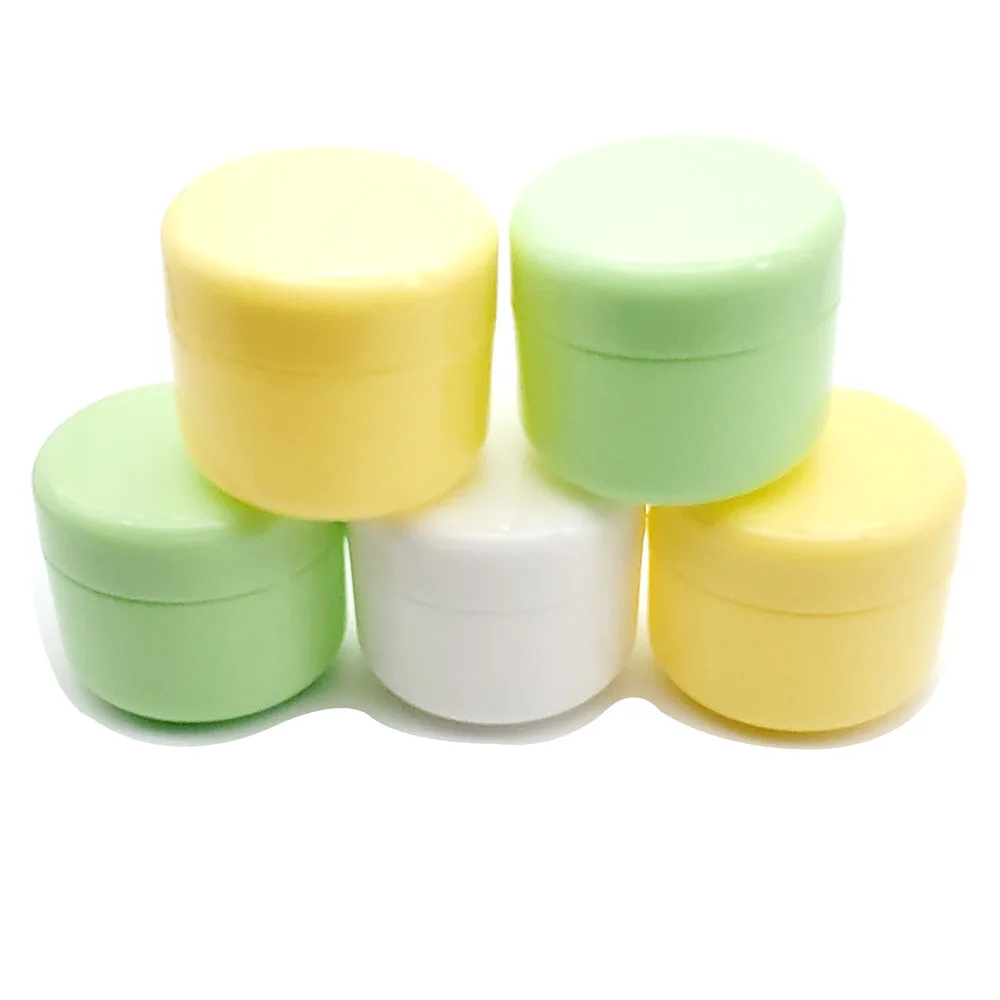 30pcs Empty Plastic Cream Jars 10g/20g/30g/50g/100g Refillable Bottles Travel Facial Cleanser Lotion Cosmetic Container White | Красота и