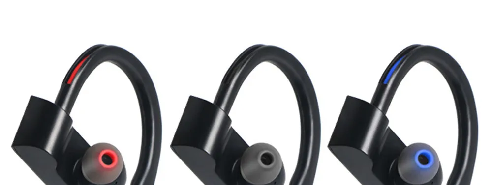 Спортивные Bluetooth наушники, беспроводные наушники, Bluetooth гарнитура, водонепроницаемый шумоподавитель с микрофоном для телефонов android ios