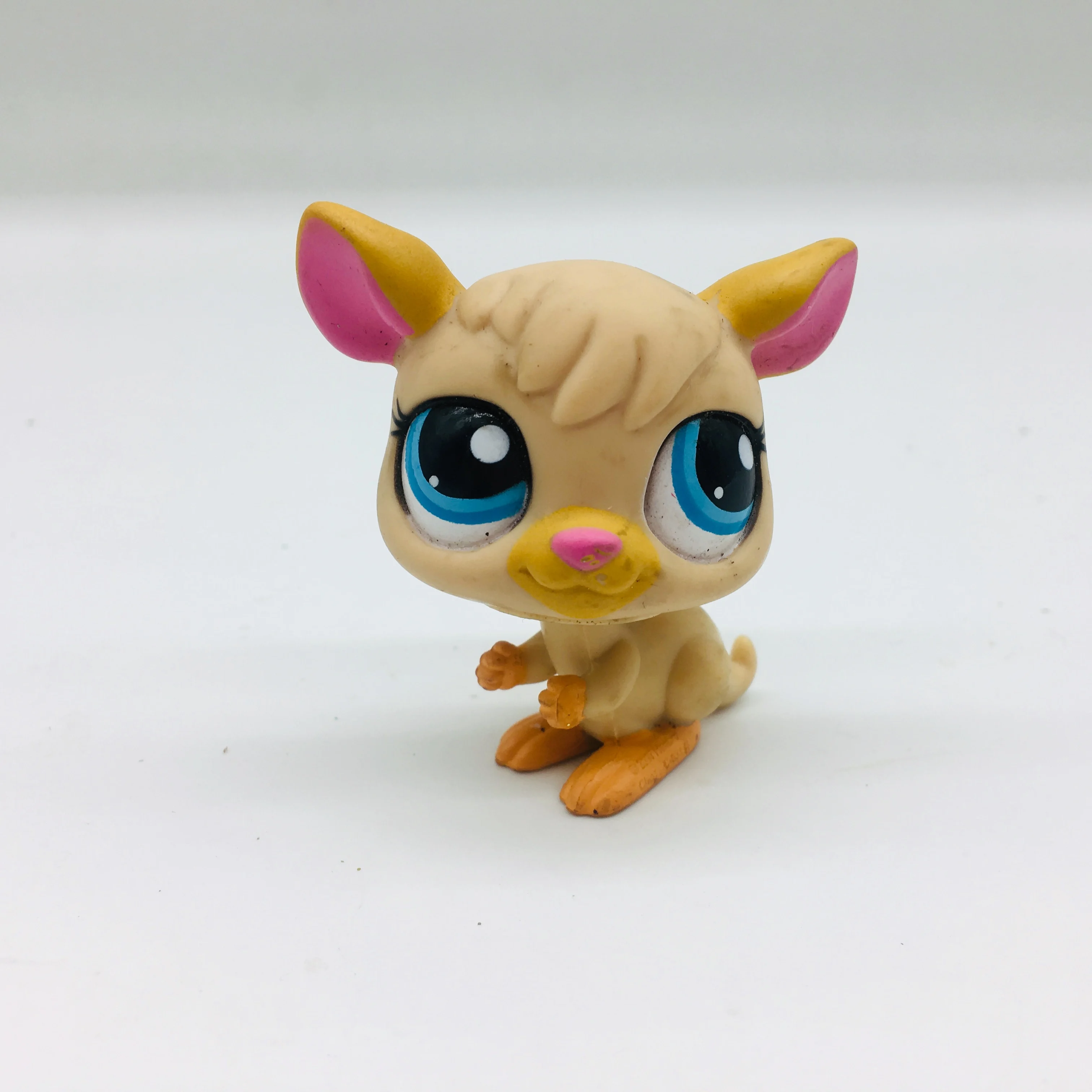 Красный Настоящий маленький магазин домашних животных hasber игрушки собака короткошерстный розовый Кот овчарка Минка и Пенни такса большой датчан для детей игрушки - Цвет: Красный