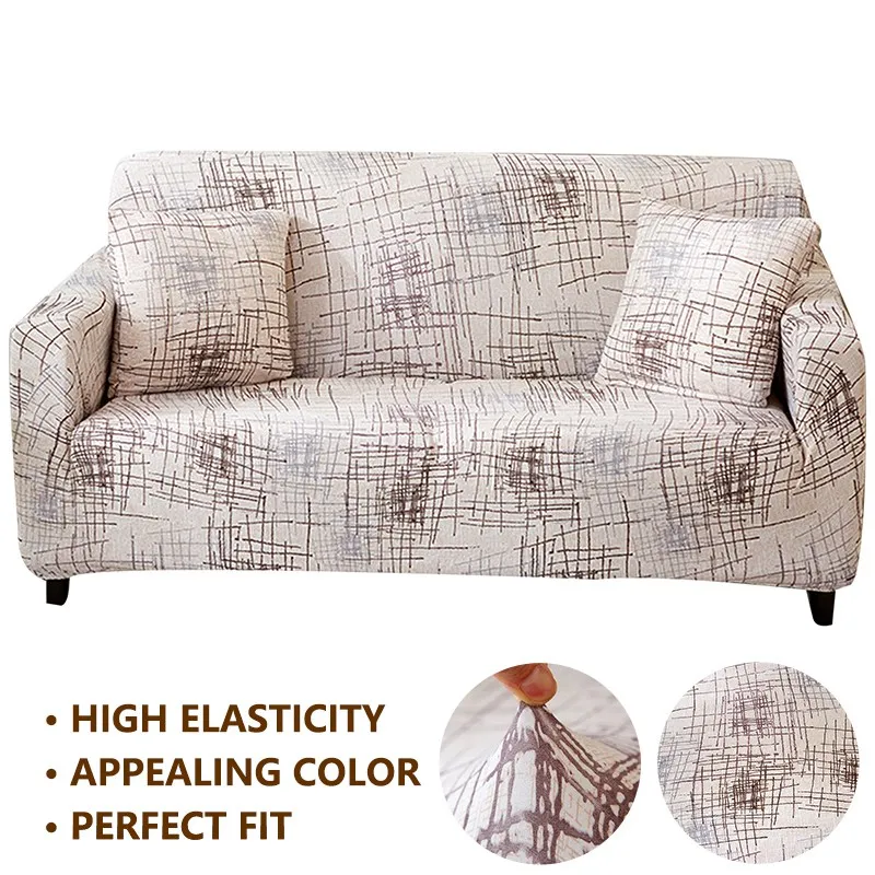 Koop L Vormige Sofa Cover Stretch Sectionele Bank Cover Wasbare Moderne Mode Elastische Strakke Wrap voor Woonkamer Home Decoratie