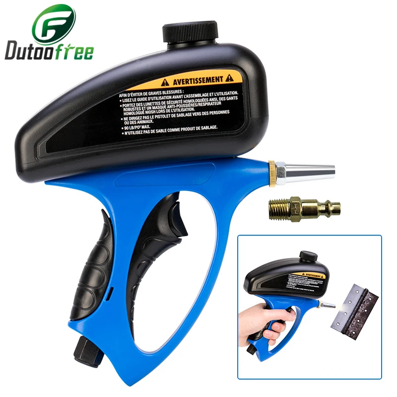 

Ручной пневматический пескоструйный аппарат, защита от ржавчины, Пескоструйный пистолет, мини пневматические инструменты, 1 комплект