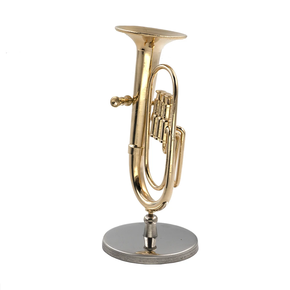 1:12 Mini Trompette Miniature Instrument De Musique Maison de Poupée  Meubles Mod