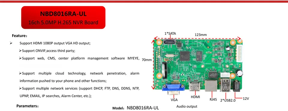 H.265 16CH NVR 5MP 1080P DVR сетевой видеорегистратор видеонаблюдение система видеонаблюдения ONVIF xmeye