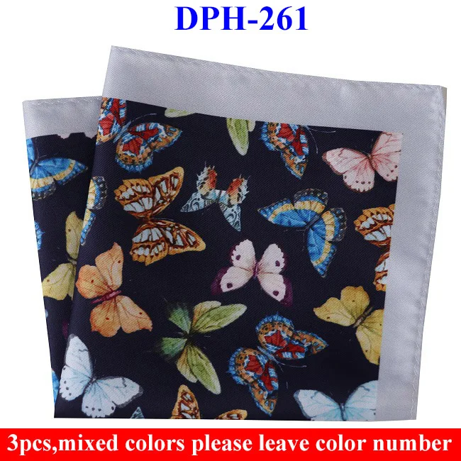 DPH261 Hankerchief Портной Смит 3 шт. мужские носовые платки карманные квадраты с принтом пейсли бизнес полотенце для сундуков Карманный платок носовые платки шарфы - Цвет: DPH261 Hankerchief