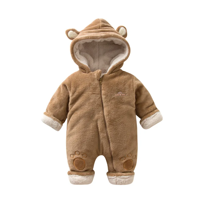 

Baby Onesie Autumn And Winter Newborns Clothes Men And Women Baby Nursing Thick Warm Romper Spring, Autumn And Winter plus Velve