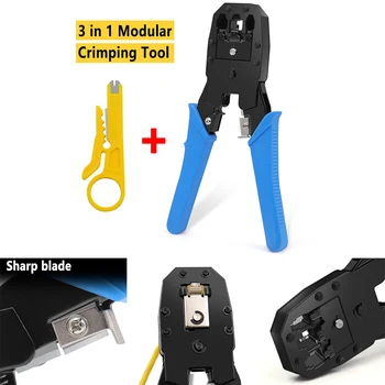 

Ethernet LAN Network Cable Multifunctional Crimper Stripping Plier Tools Set New