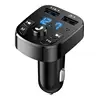 Transmetteur sans fil Bluetooth FM pour voiture, mains libres, chargeur MP3, double lecteur équipé, affichage LED, double USB ► Photo 2/6