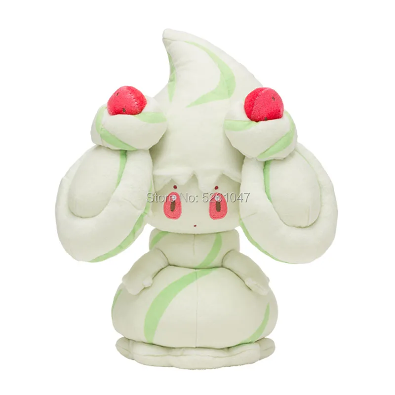 

Original Pocket Monster Green Milky Matcha Alcremie Plush Doll Sword Shield Stuffed Toy Anime Game Figure 21cm Kid Gift