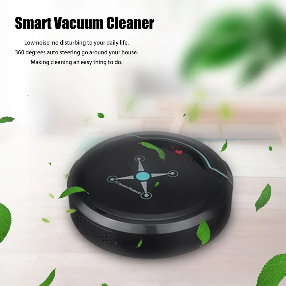 Newest Rechargeable Auto Robot Vacuum Cleaning Robot Automatic Smart Sweeping Floor Dirt Dust Hair Cleaner Home Sweeping Machine