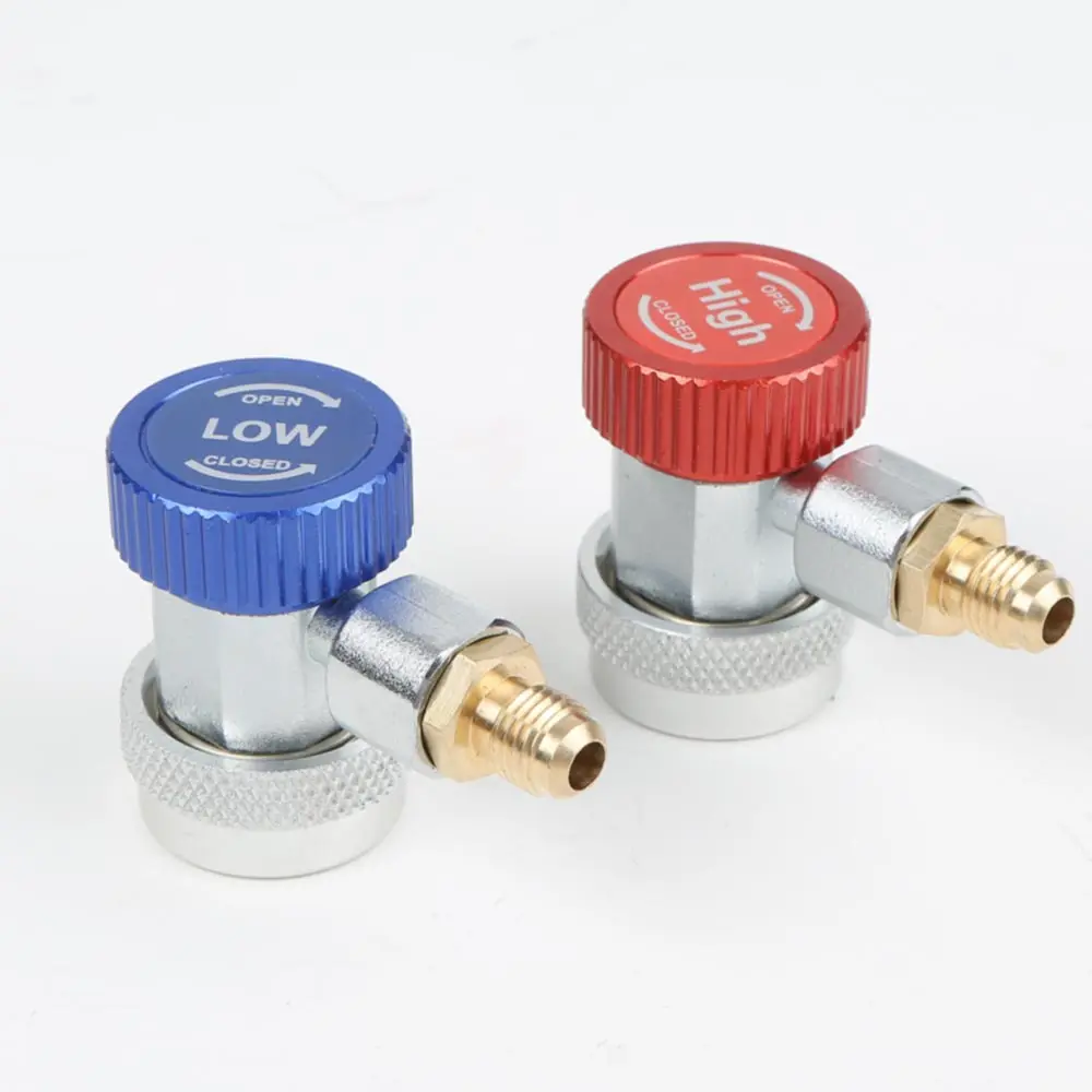 R134A Freon H/L авто быстроразъемный соединитель латунные адаптеры для кондиционера