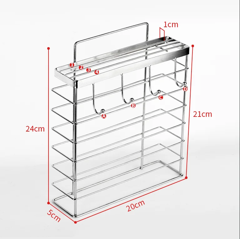 Держатель для ножей Кухня принадлежности Режущий стеллаж для хранения домашнего сиденья настенный пробойник из нержавеющей стали вилка кухонная полка для ножей