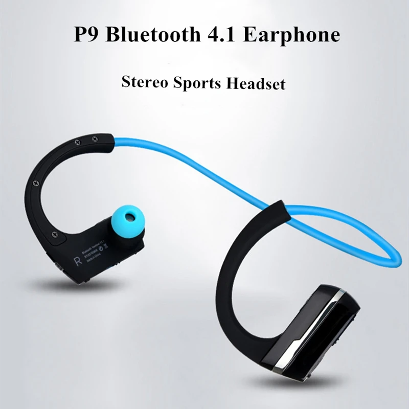 AMS-P9 Bluetooth 4,1, гарнитура Ipx4, спортивные стерео наушники с защитой от пота, Bluetooth наушники, беспроводные наушники, Hd микрофон, наушники для P