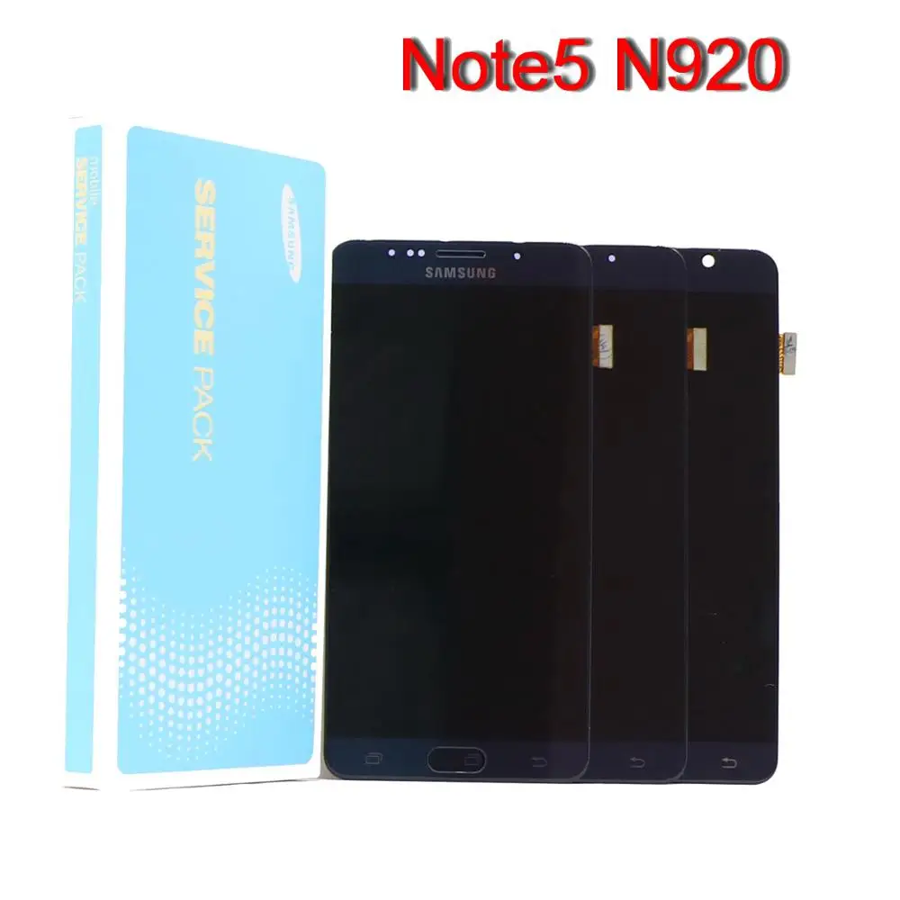 

High quality original LCD replacement for SAMSUNG Galaxy Note5 screen for N920A SM-N920 N920C touch screen digitizer components