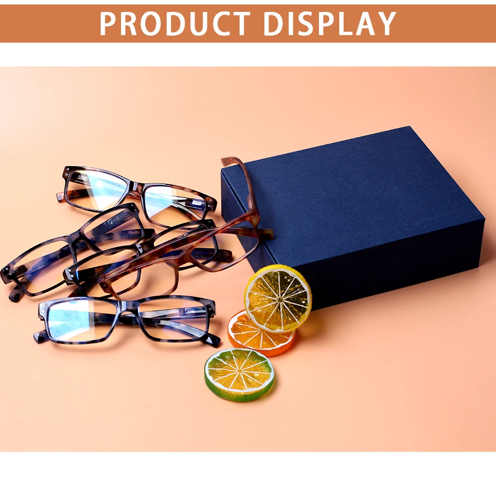 Henotin 5 Pack Reading Glasses Blue Light Blocking Computer Glasses Men Women Anti UV Reader Eyeglasses Diopter 0-400 5