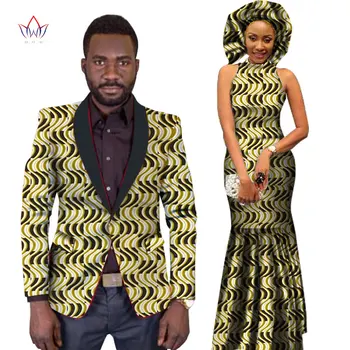 

African Dresses for Women African Dress Bazin Riche Women Maxi Dress WYQ
