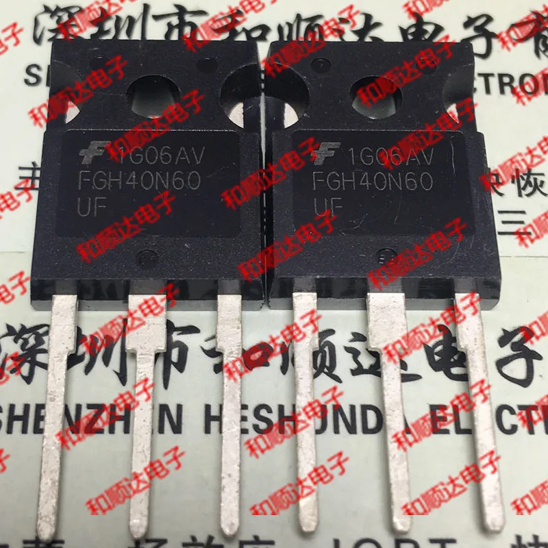 10 шт./лот FGH40N60UF IGBT 600V 40A TO-247