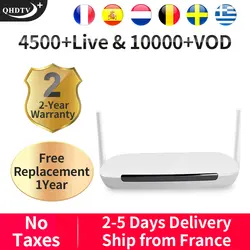 QHDTV PLUS Leadcool Q9 IPTV Франция/Италия/арабский/Германия Android 8,1 1G + 8G/2G + 16G IPTV Франция/Италия/арабский/Германия 1 год IPTV