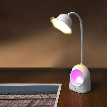 

GloryStar LED Snow Deer Table Lamp USB Charging Tabletop Reading Learning Eye Care Light