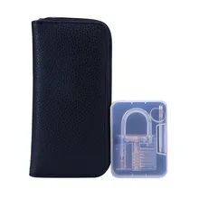 Прозрачный висячий замок прозрачный замок набор прозрачный гимнастический замок 24 шт. GOSO титановая сумка 24 запчасти для ремонта