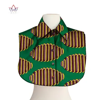 

BRW African Print Collar For Women Clothing Accessories African Ankara Print Fabric Chokers Necklaces Collar For Sweater WYX22