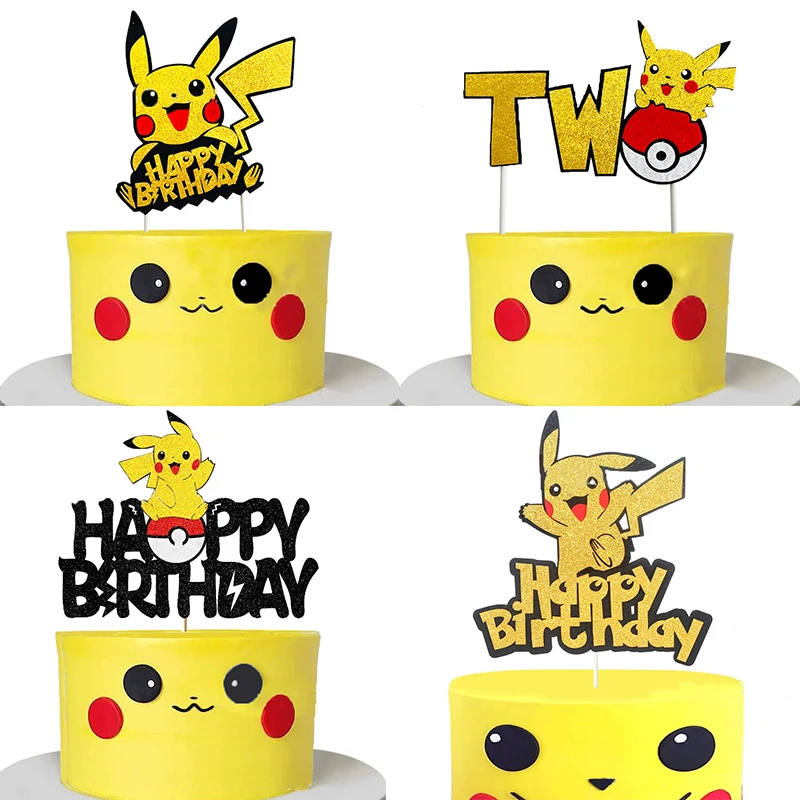 カマラ マウス ポケモン ピカチュウ ケーキのデコレーション 誕生日 パーティー ケーキのデコレーション レセプション ベビーギフトのアイデア 風船 アクセサリー Aliexpress