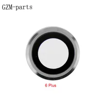 Gzm-части 50 шт./лот держатель камеры заднего вида с объективом для iPhone 6 Plus(5,5 дюйма) золотой/белый/черный цвет