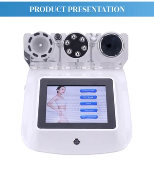 

Newest 5 in 1 body slimming machine ultrasonic cavitation slimming machine microcurrent rf face lifting massager