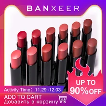 Banxeer Lipstick Matte Lipgloss Lip Stain Make Up Long Lasting Velvet Texture Matt Liquid Waterproof Cosmetics