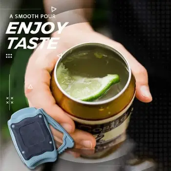 

Mintiml Go Swing Universal Topless Can Opener The Easiest Can Opener Ez-Drink Opener Bottle Opener Topless Beer Can Opener