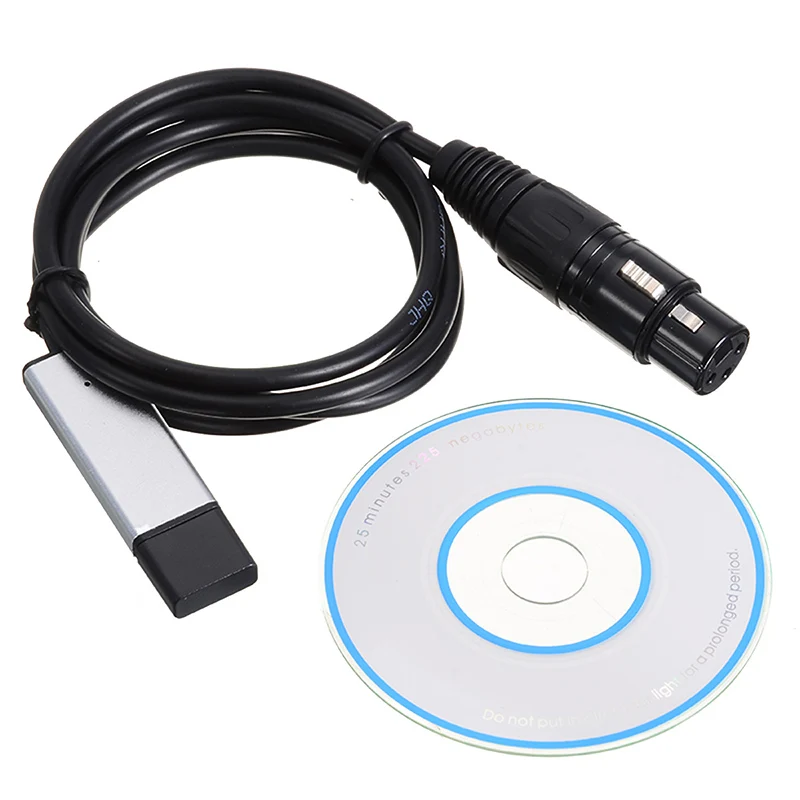 USB to DMX 512 Interface Adapter Cable 106cm USB to DMX Computer PC Stage  Lighting Controller Dimmer - AliExpress