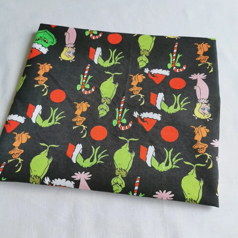 christmas decorate 100% cotton Fabric for clothes handmade DIY sewing table cover patchwork tissus au metre cloth per yard | Дом и сад