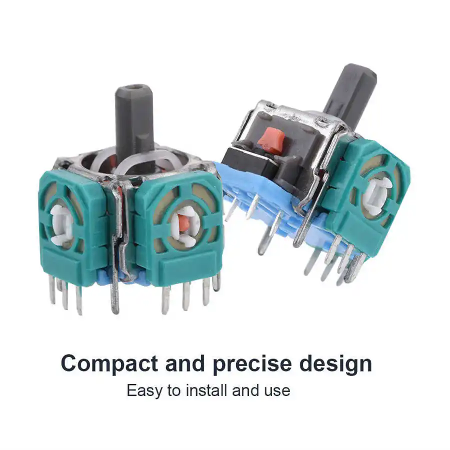 2 Pcs Joystick Sensor Module Games Accessories Analog Stick 3D Joystick Replacement for PS4 Controller Joystick Switch