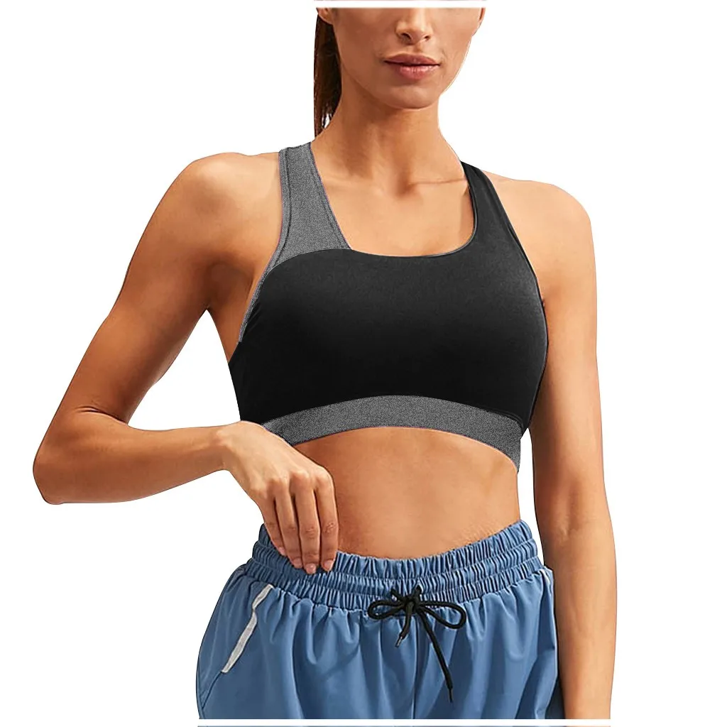 Летний женский бюстгальтер для бега Женский Топ Майка без стали сексуальное