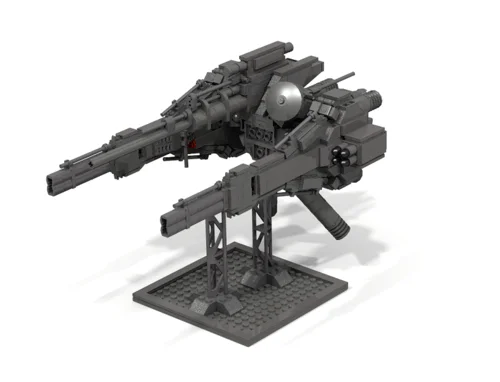 Новое поступление kennie moc raptor system большое внешнее оборудование строительный блок, похожие на GP03D механические игрушки для детей Подарки - Цвет: gray Armored table