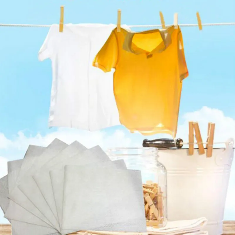 200 шт. бумаги для стирки в стиральной машине|Шарики и диски стирки| |