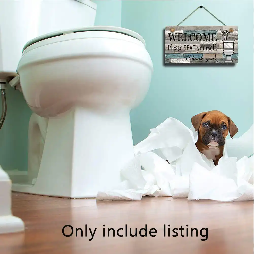 Signo De Bienvenida Pared Logo Vertical Colgante Decoracion Placa