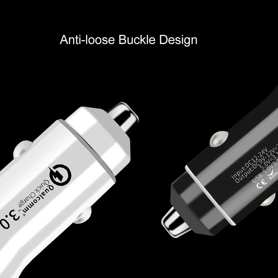 Зарядное устройство с несколькими портами USB QC 3 0 автомобильное зарядное QC3.0 для