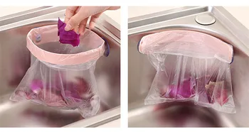 

Kitchen Suction Cup Sink Trash Bag Holder Clip-on Deodorant Trash Bag Holder kitchen stuff kitchen accessories organizer