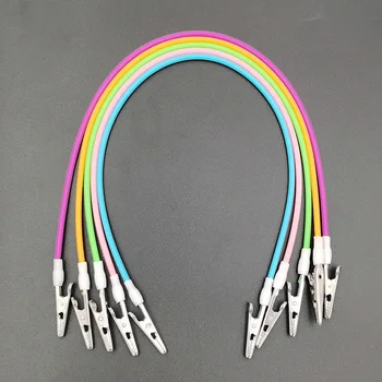 

5pcs Stainless Steel Dental Bib Clips Chain Autoclavable Silicone Patient Clip Scarf Clip Napkin Holder Dental Disposables