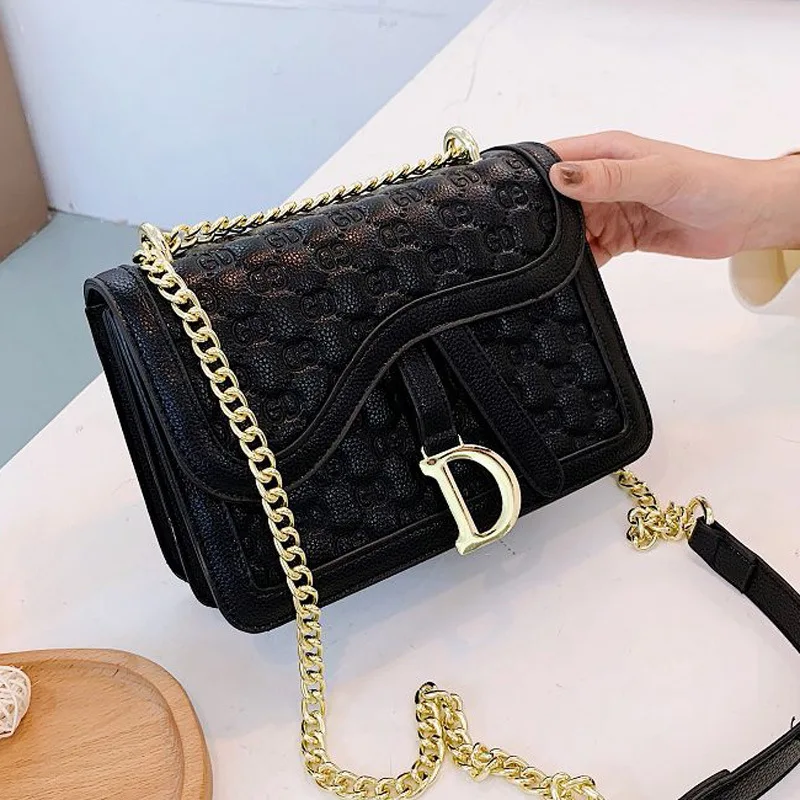 

Purses and Handbags Fashion Chains Bags for Women Simple Letter Cross Body Bags 2020 One-shoulder Portable Large Capacity Bags
