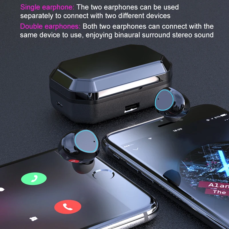 Bluetooth наушники С микрофоном наушники-вкладыши Наушники, гарнитура для видеоигр стерео хэндс-фри набор с зарядным устройством PK G02 для Ios и Android