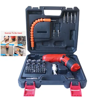 

2/11/47PC USB Cordless electric screwdriver Adjustable Cordless Screwdriver Drill Screwdriver Set