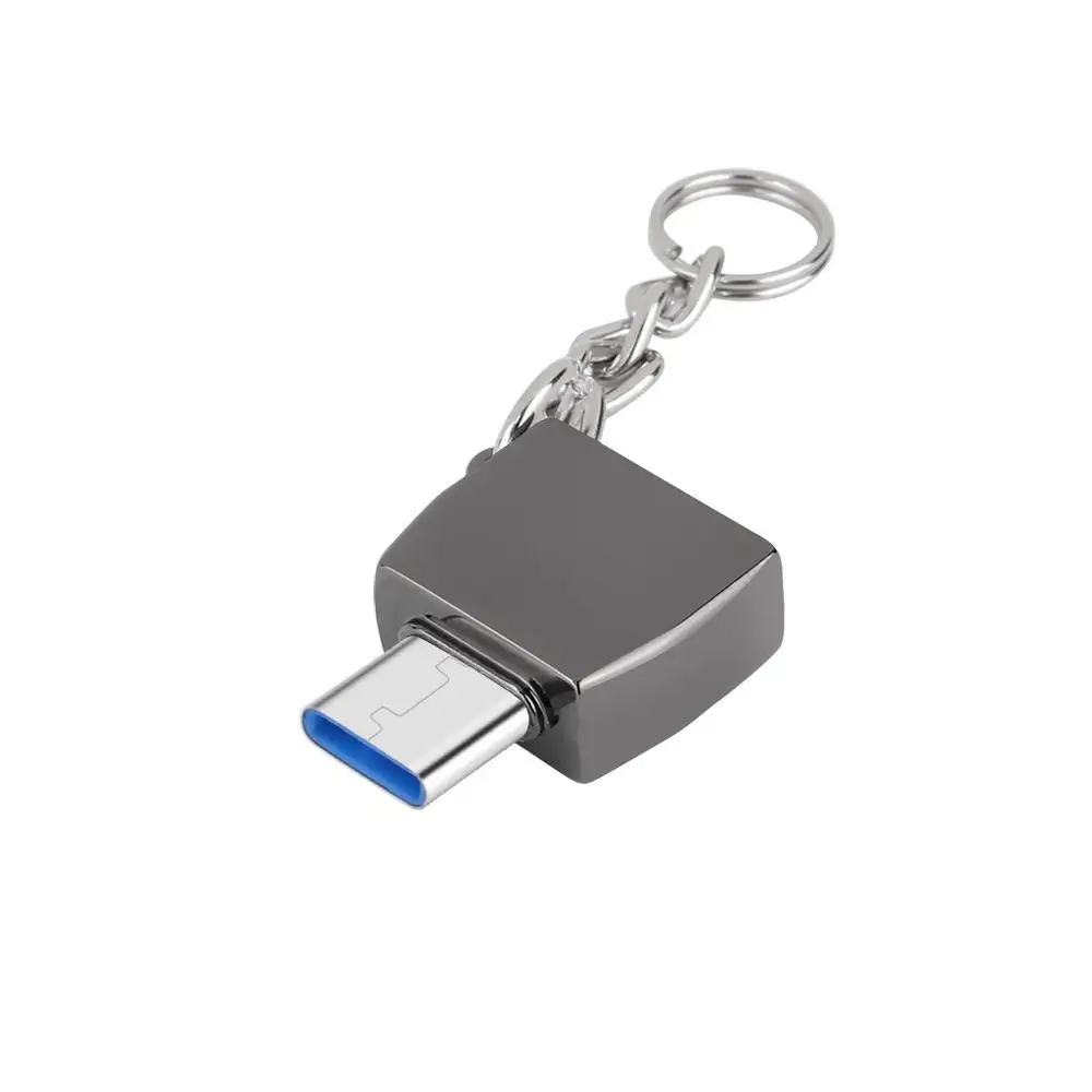 Брелок тип-c для USB3.0 данных Мини Портативный зарядный адаптер конвертер USB C адаптер для samsung Galaxy S8/S8 plus для LG#1023 - Цвет: B