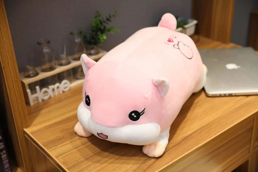 60 см Kawaii хомяк, мышь и свинья плюшевые милые животные мягкая подушка для сна диван Подушка для спины кукла детские рождественские подарки