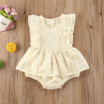 

Pudcoco Summer Infant Princess Clothing Baby Girls Sleeveless Romper Baby Girl Rompers Dress Girl Outfits Clothes