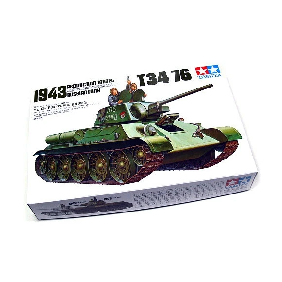 Модель Tamiya 35059 1/35 T34/76 1943 пластиковая модель комплект | Игрушки и хобби