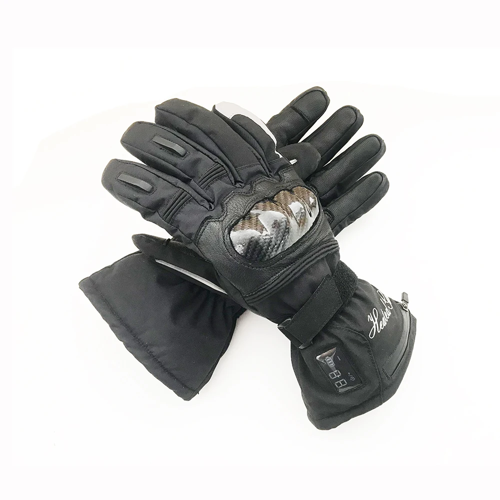 Winter Electric Heated Gloves Winter with 2200mAh Thermal Battery Powered Hands Warmer Heating Gloves for Men Women Ski Riding