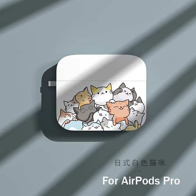 Earphone Case For AirPods 1 2 Silicone Wireless Bluetooth Earphone Cartoon Pictures Case For AirPods Pro Protective Cover For AirPods Pro